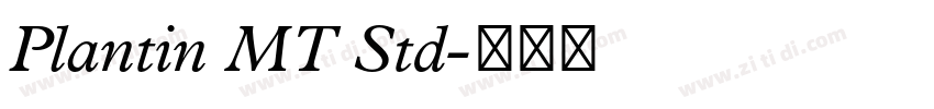 Plantin MT Std字体转换 Plantin MT Std字体转换